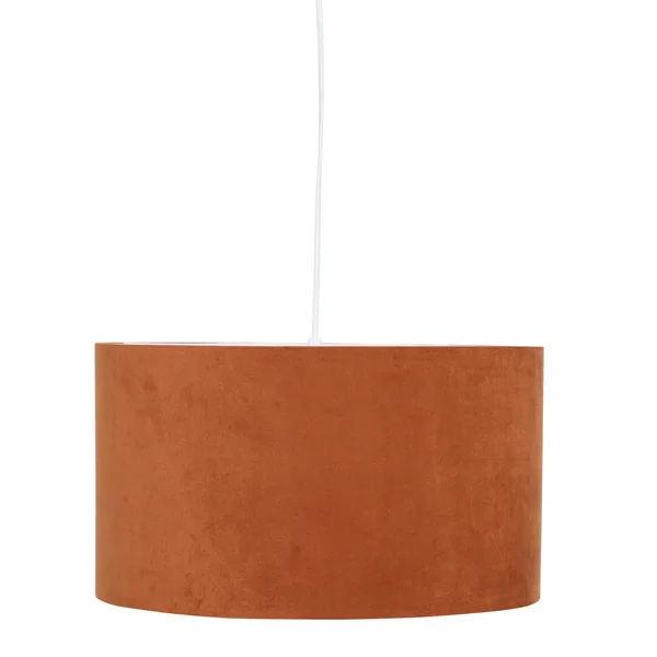 ABAT JOUR VELOURS BELINE TERRACOTTA D.40CM