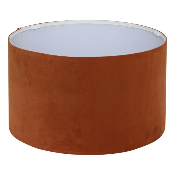 ABAT JOUR VELOURS BELINE TERRACOTTA D.40CM