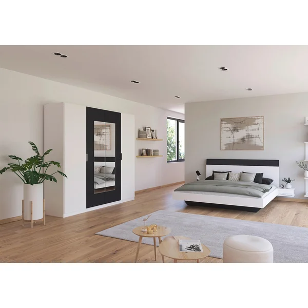 Armoire adulte contemporaine portes battantes Julietta