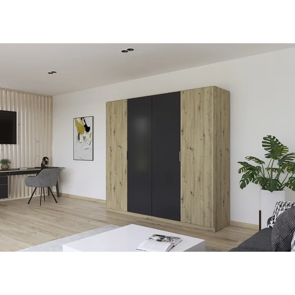 Armoire adulte contemporaine portes battantes Julietta