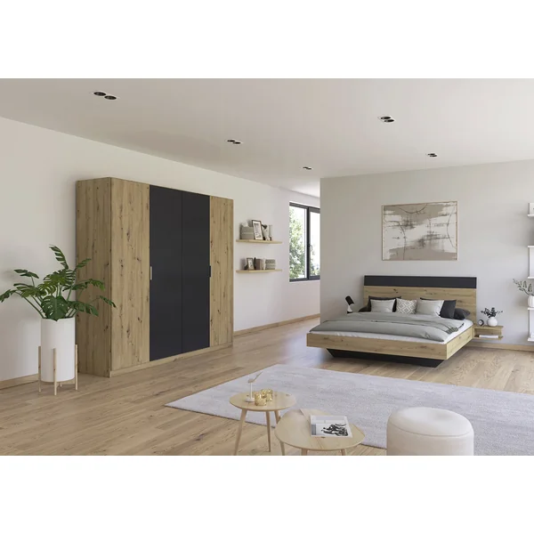 Armoire adulte contemporaine portes battantes Julietta
