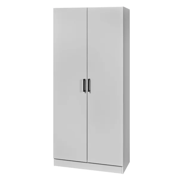Armoire contemporaine 80 cm blanche Willy