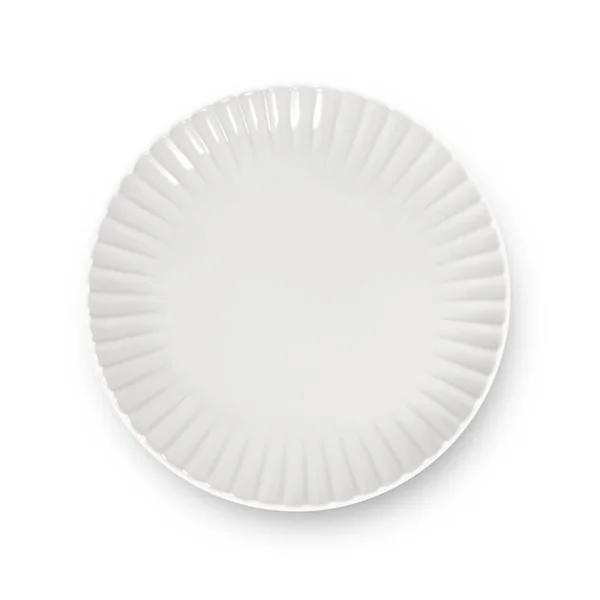 Assiette à dessert en grès réactif blanc Adele - Ø 21 cm