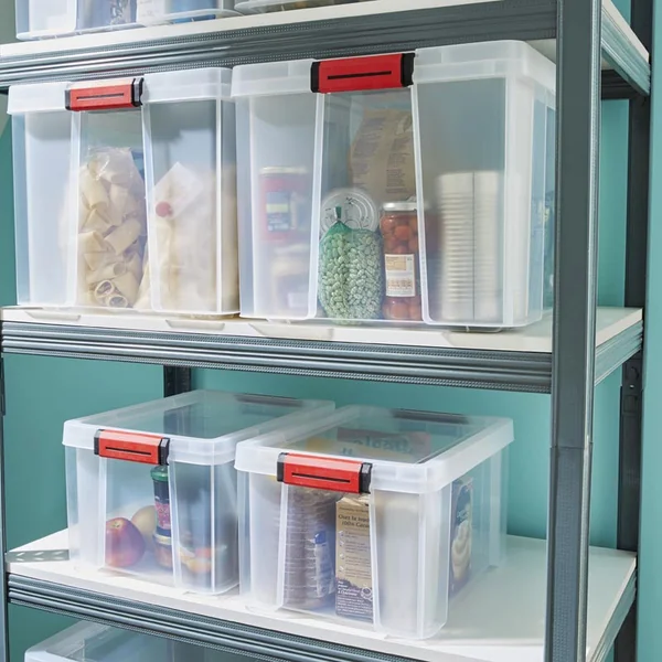 Bac 45l clip'n store transparent