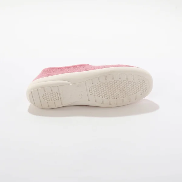 Ballerine d'intérieur éponge élastiquée , rose