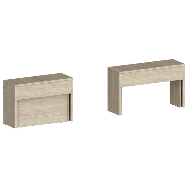 Banc extensible contemporain coloris orme Montoya