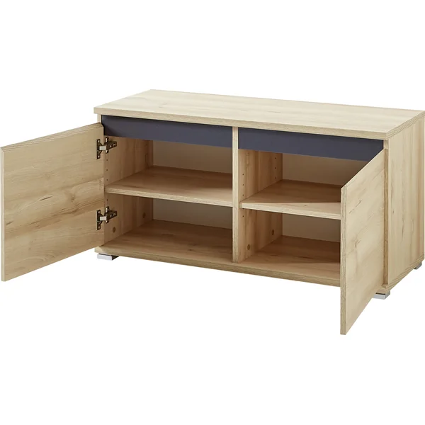 Banc à chaussures contemporain coloris hêtre Yanice | Matelpro