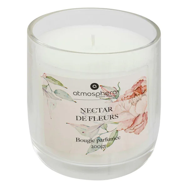 BOUGIE PARFUMEE OUDY 200G POT VERRE NECTAR D ORCHIDEE
