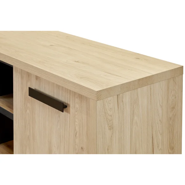 Buffet/bahut contemporain 240 cm chêne clair Tiffanie