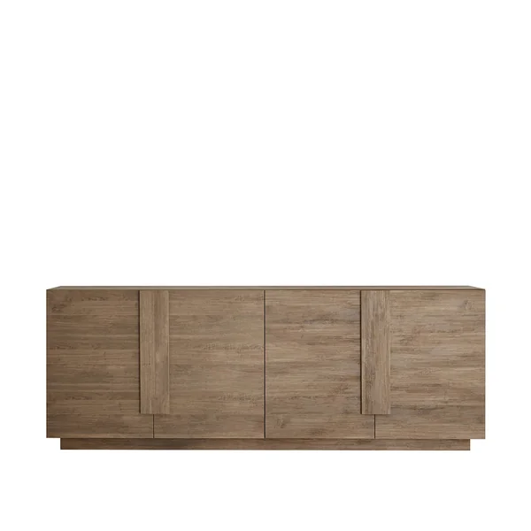 Buffet/bahut contemporain 4 portes chêne mercure Uranus