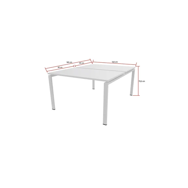 Bureau bench 2 personnes Producteo