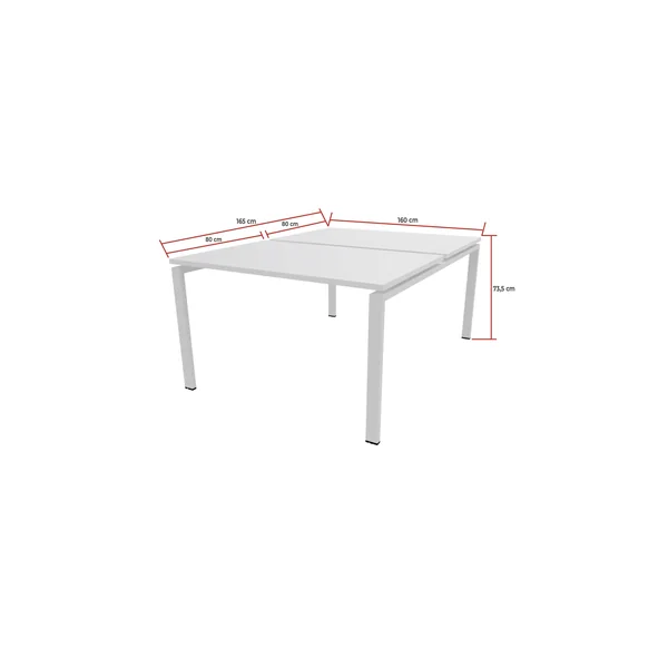 Bureau bench 2 personnes Producteo