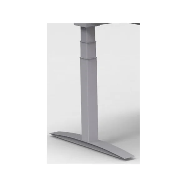 Bureau droit assis-debout contemporain coloris blanc Sofia