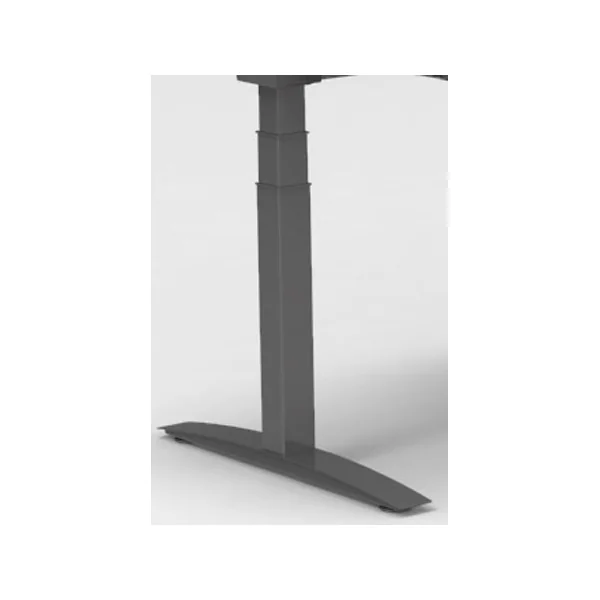 Bureau droit assis-debout contemporain coloris blanc Sofia