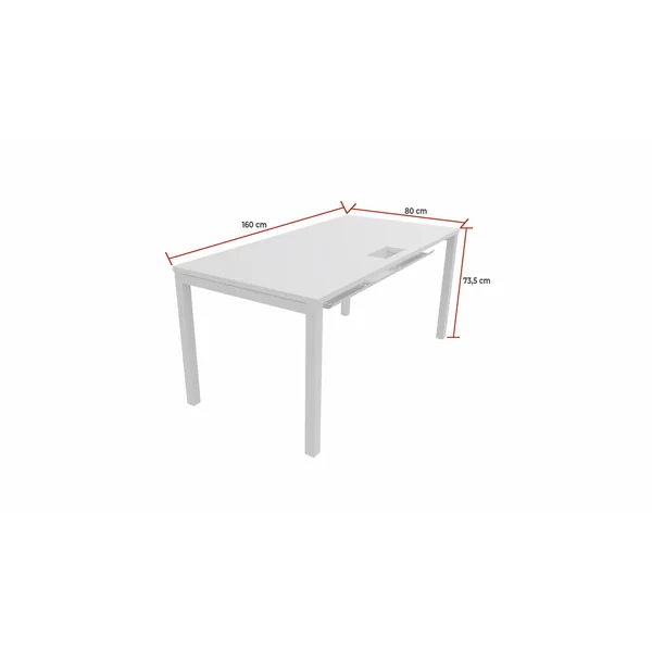 Bureau droit individuel avec trappe Activity