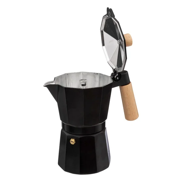 CAFETIERE ITALIENNE NOIR BOIS 6 TASSES