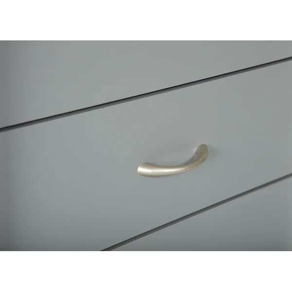 Caisson de bureau contemporain mobile blanc/gris Samantha