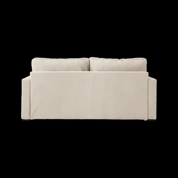 Canapé convertible tissu déhoussable Oslo - Naturel - 4 places