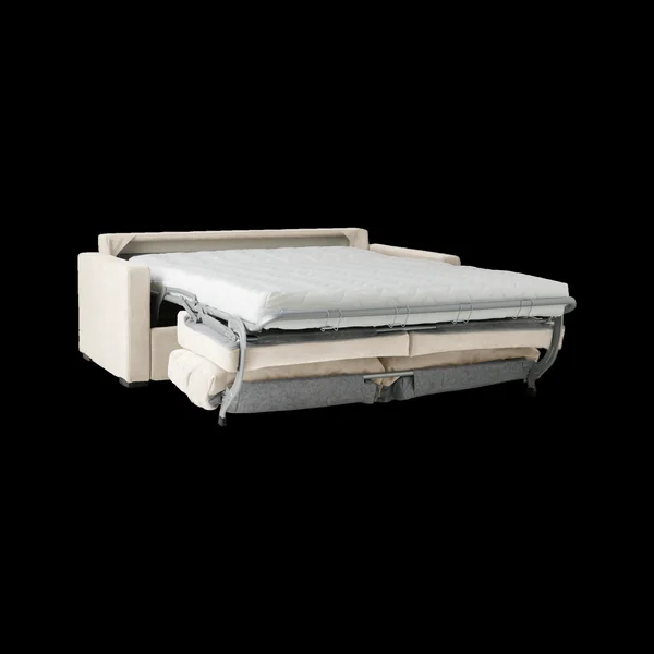 Canapé convertible tissu déhoussable Oslo - Naturel - 4 places