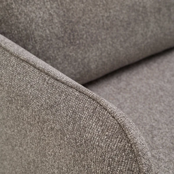 Canapé d'angle réversible compact tissu Maël - Gris