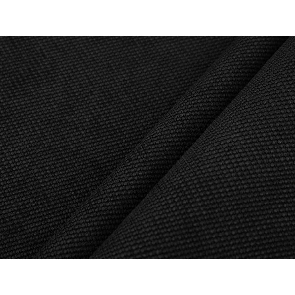 Canapé d'angle convertible et réversible en tissu noir Omega