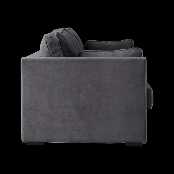 Canapé tissu déhoussable Marbella - Anthracite - 3 places