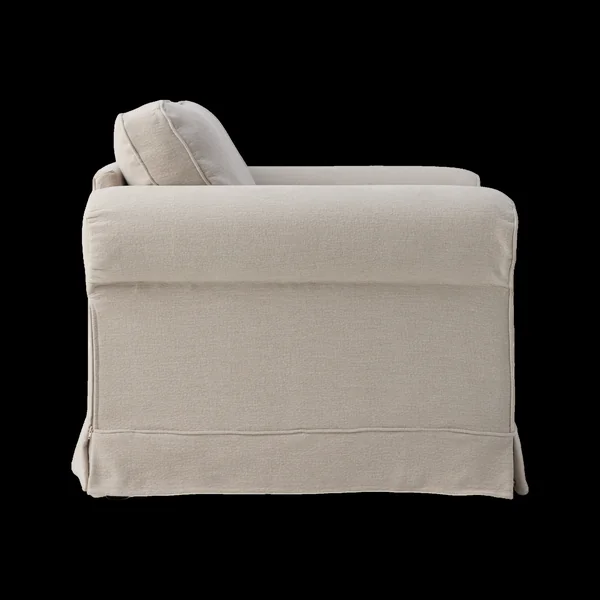 Canapé tissu déhoussable Naxos - Beige - 4 places