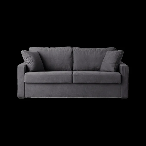 Canapé tissu déhoussable Oslo - Anthracite - 4 places