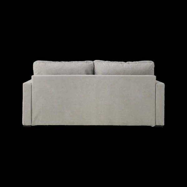 Canapé tissu déhoussable Oslo - Gris - 4 places