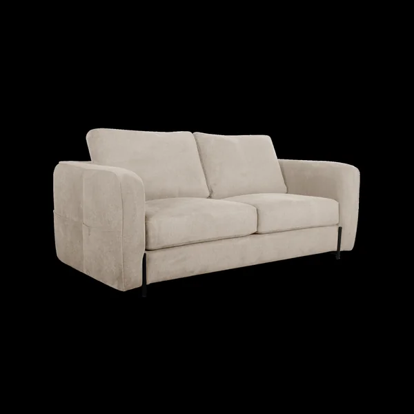 Canapé tissu Orlane - Beige - 3 places