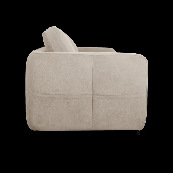 Canapé tissu Orlane - Beige - 3 places
