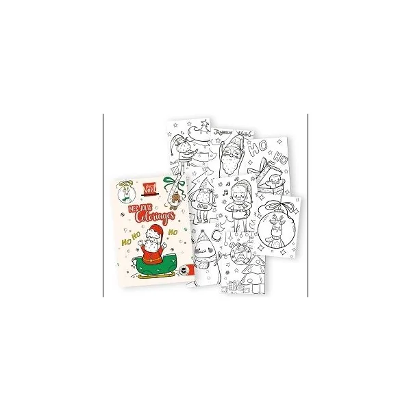 CARNET DE COLORIAGES NOEL 24 PAGES