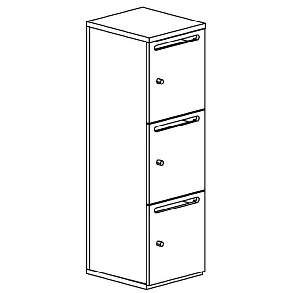 Casier de rangement L 40 cm avec fente Alix