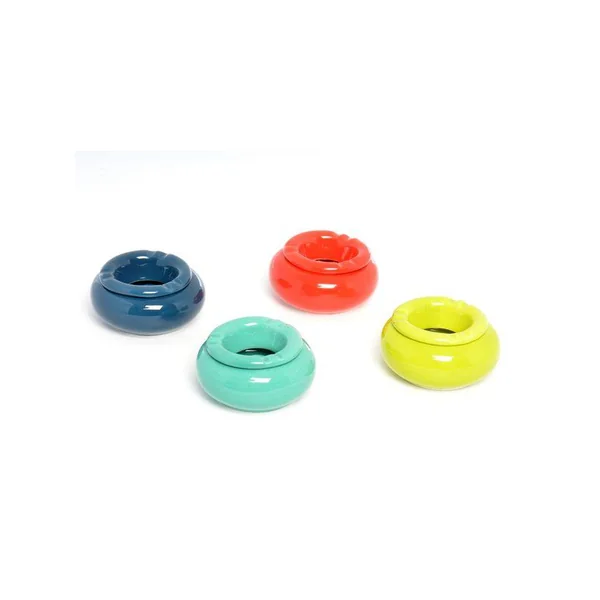 CENDRIER COLORE DIA. 7.5 CM