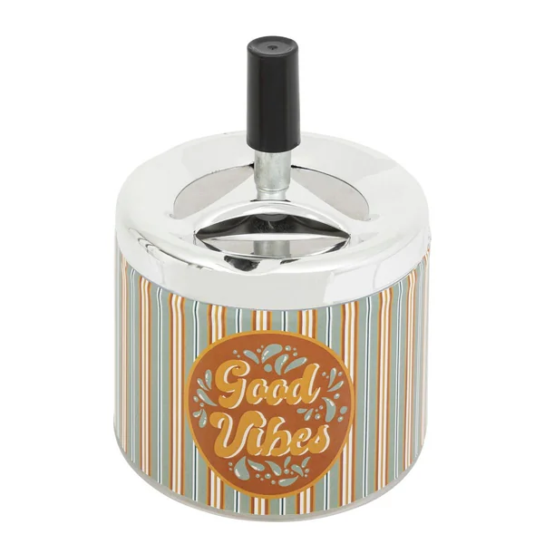 CENDRIER METAL BE VINTAGEASS D.9.5CM