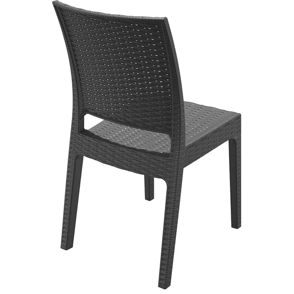 Chaise de bistrot empilable d'extérieur en polypropylène Jarie