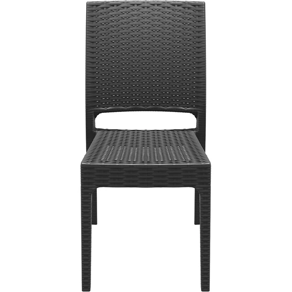 Chaise de bistrot empilable d'extérieur en polypropylène Jarie