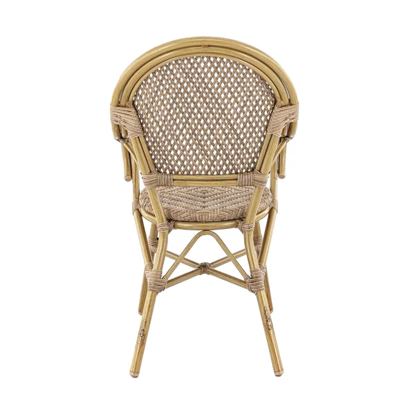 Chaise de bistrot empilable d'extérieur en rotin Robine