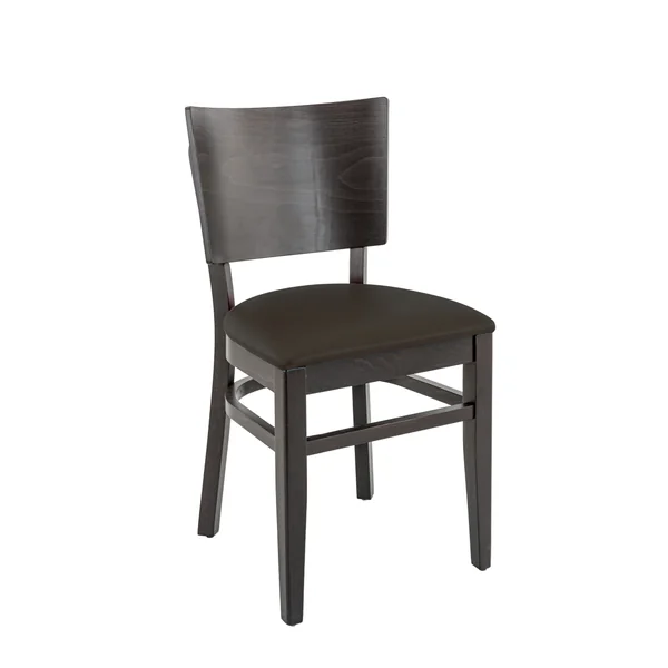 Chaise de brasserie hêtre et simili Brocelia (lot de 2)| Matelpro.com