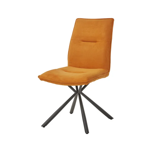 Chaise de salle à manger moderne en tissu (lot de 2) Carnac