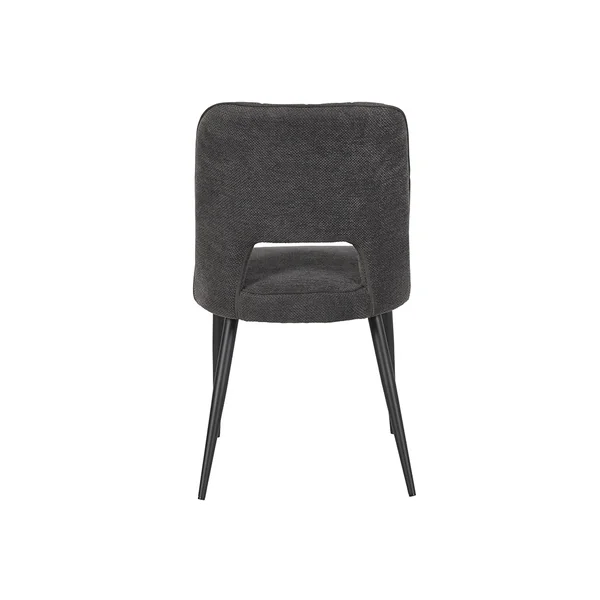 Chaise de salle à manger moderne en tissu Soriane (lot de 2)