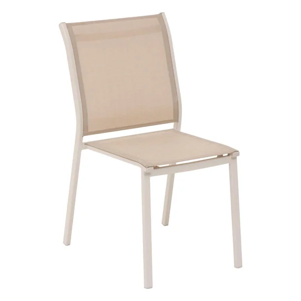 CHAISE ESSENTIA EMPILABLE LIN ARGILE