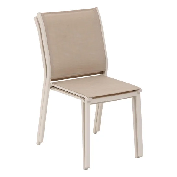 CHAISE ESSENTIA EMPILABLE LIN ARGILE