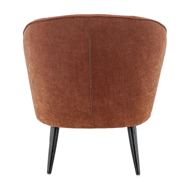 Chaise lounge de restaurant en tissu Enzo