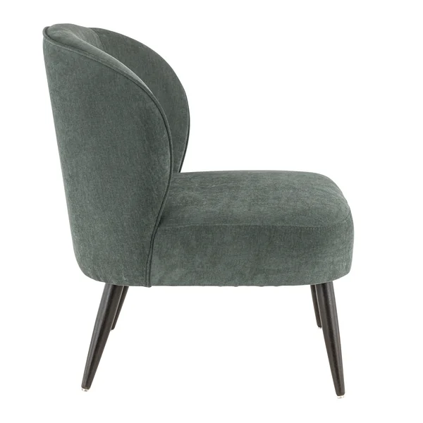 Chaise lounge de restaurant en tissu Enzo