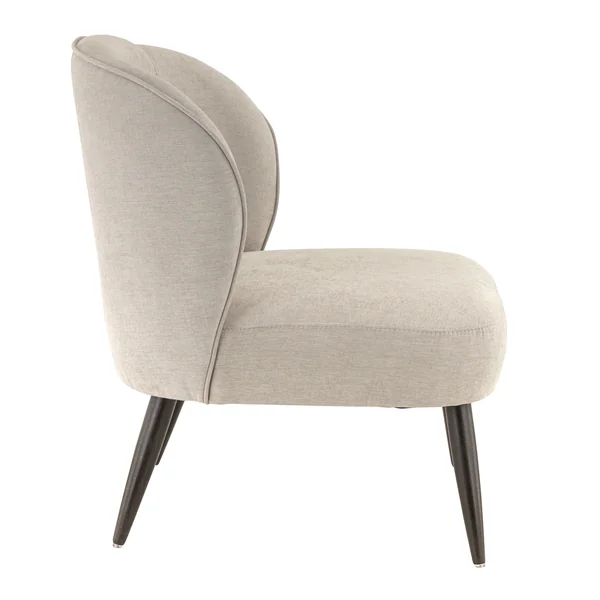 Chaise lounge de restaurant en tissu Enzo