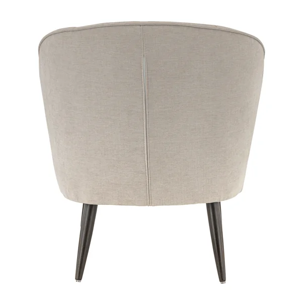 Chaise lounge de restaurant en tissu Enzo