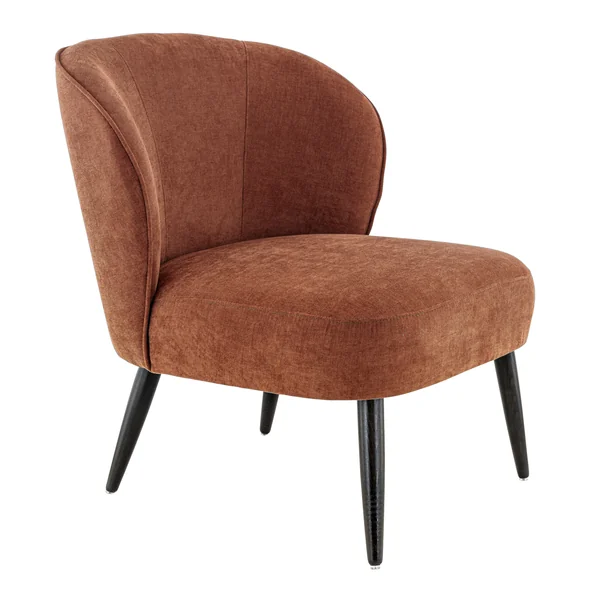 Chaise lounge de restaurant en tissu Enzo