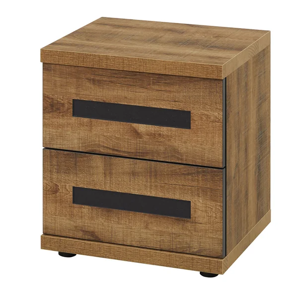 Chevet adulte style industriel marron foncé Octoline