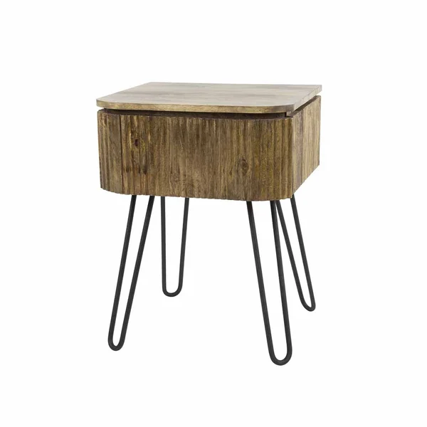 Chevet style industriel en bois de manguier massif Horizon